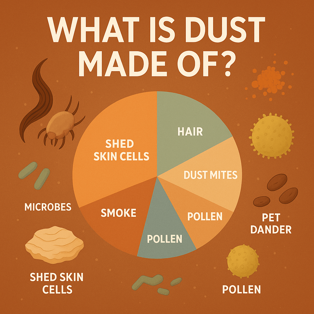 What Is Dust Made Of? The Hidden Allergen in Every Home (2025 Guide) - Atomic Filters