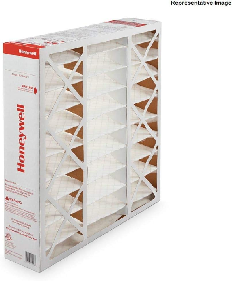 Honeywell FC100A1029 16x25x4 Furnace Air Filter MERV 11 actual size 15 3/4" x 24 3/4" x 4 3/8"