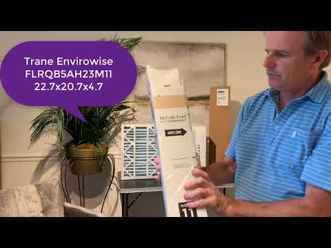 FLRQB5AH23M11 Filter 22.7x20.7x4.7 - Pre-Assembled Trane Compatible MERV 11 (2-Pack)