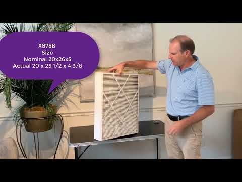 Lennox Healthy Climate X8788 20x26x5 MERV 16 Filter Replacement Filter - 5 Pack