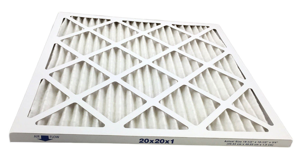 20x20x1 Merv 8 Pleated AC Furnace Filter - Case of 6