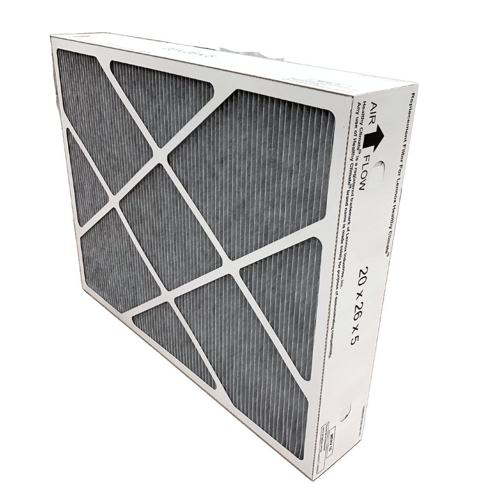 Atomic Compatible for Lennox Y6604 Healthy Climate® 100908-10 PureAir 20x26x5 MERV 16 Carbon Clean Furnace Filter for PCO3-20-16