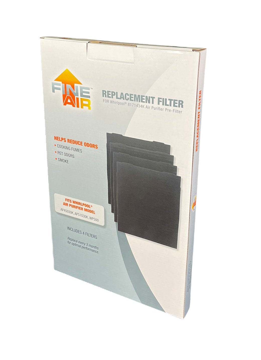 Atomic Compatible Replacement Carbon Pre-filter for Whirlpool 8171434K (4 Pack)