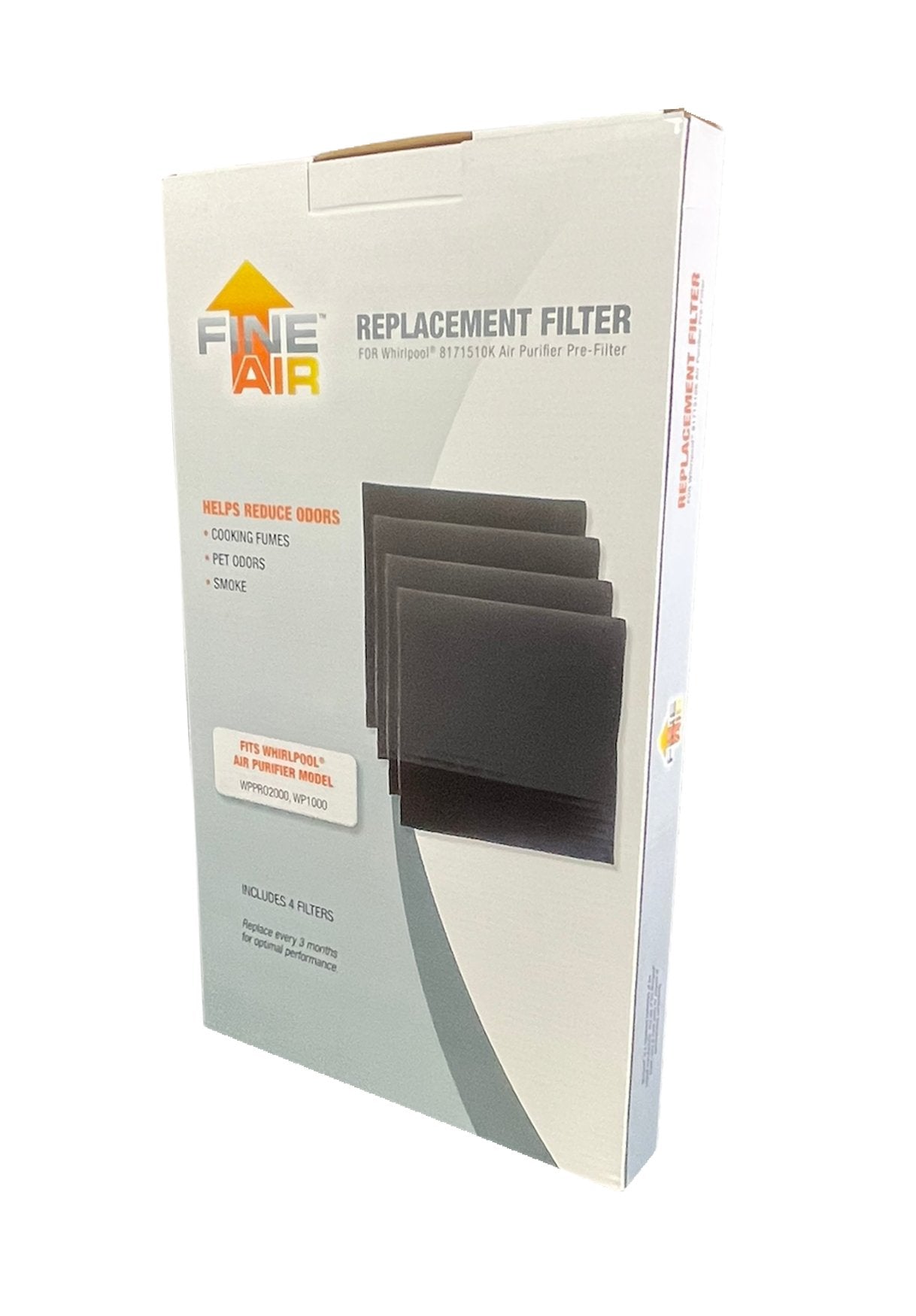 Atomic Filters Compatible Replacement for Whirlpool 817510K (4 Pack) Fits WP1000 and Wppro2000