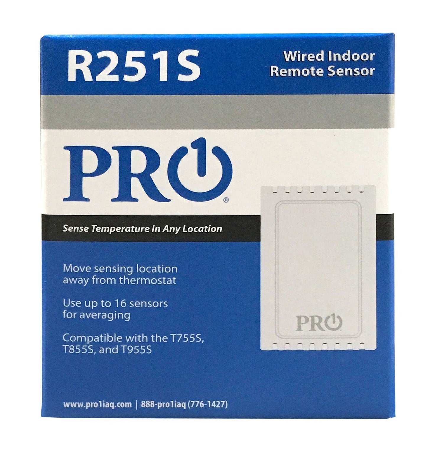 Indoor temperature remote sensor for T755S, T855S, & T955S
