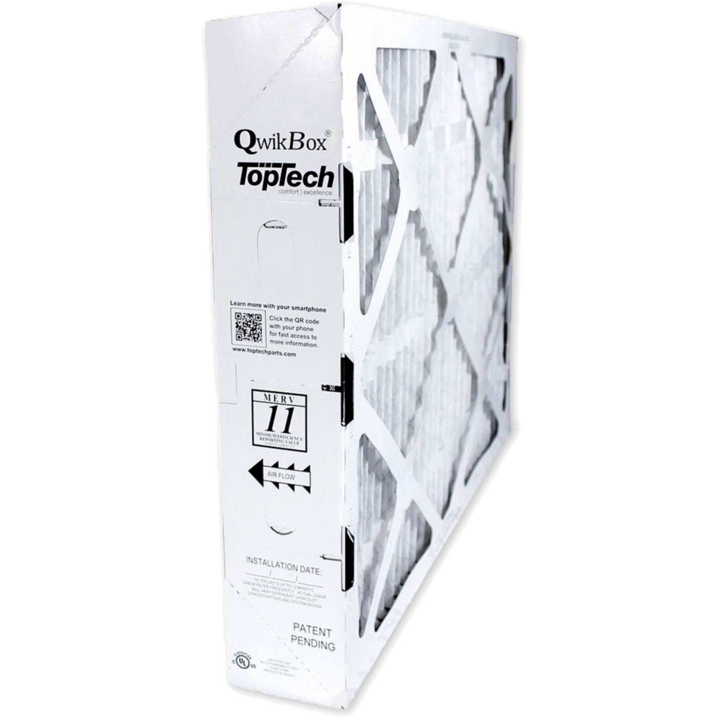 TopTech TT-FM-1425QB 14x25x4 MERV 11 QuickBox Filter Fits Filter TechPure cabinet DTT-MAC-1429