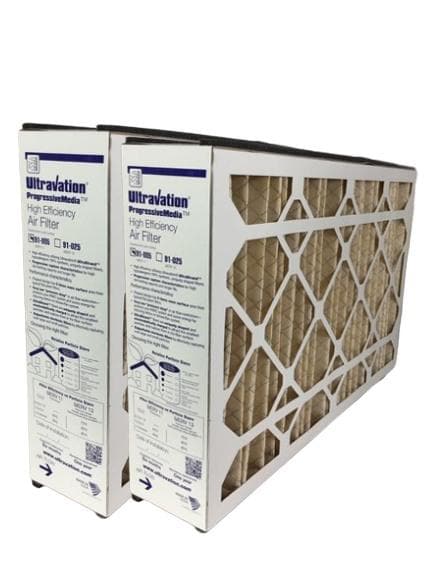 Ultravation 91-005 16x25x5 MERV 11 Replacement Furnace Filter - 2 Pack