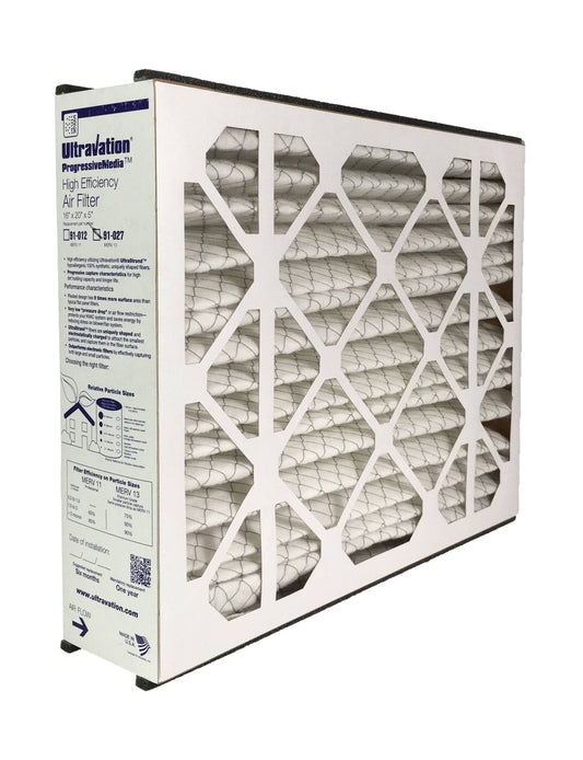 Ultravation 91-027 16x20x5 MERV 13 Replacement Furnace Filter - 1 Pack