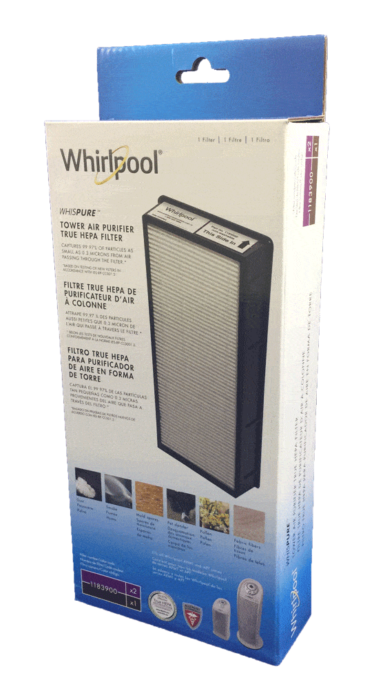 Whirlpool whispure tower sales air purifier