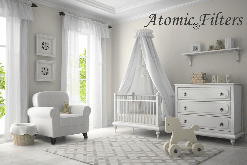 Atomic filters bedroom
