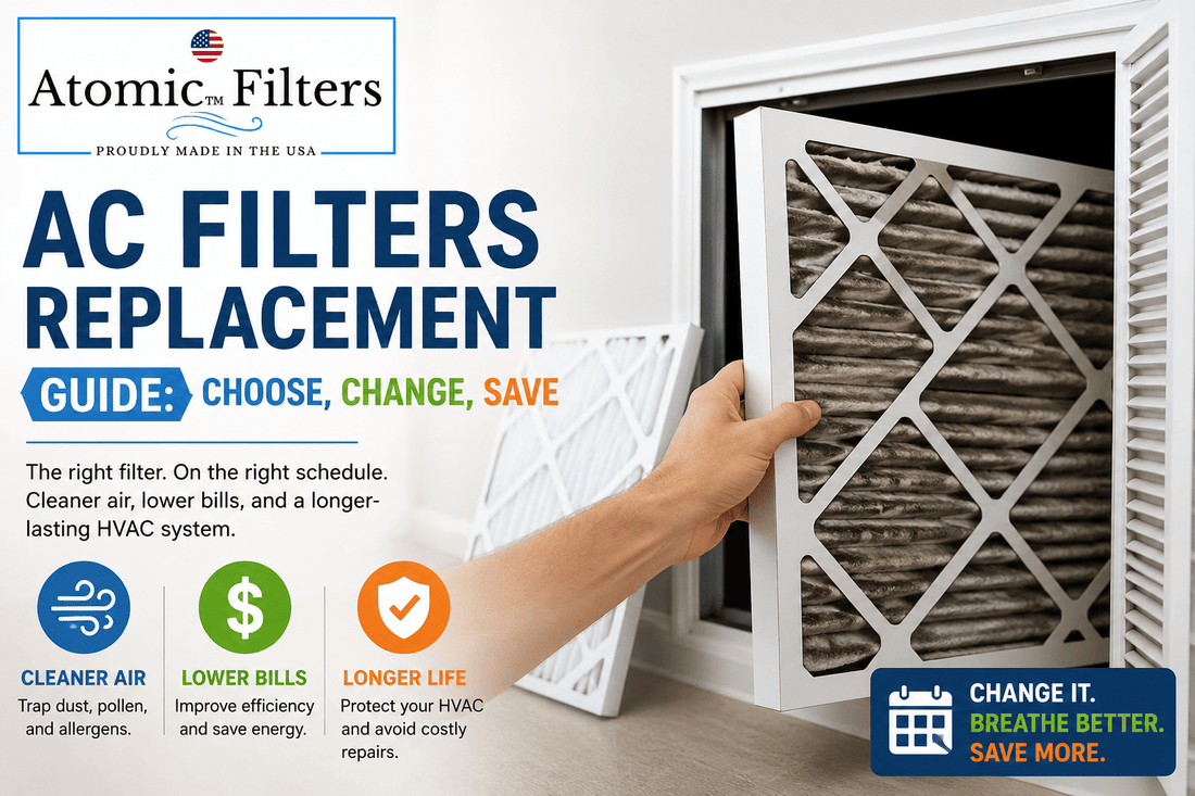AC Filters Replacement Guide: Choose, Change, Save - Atomic Filters