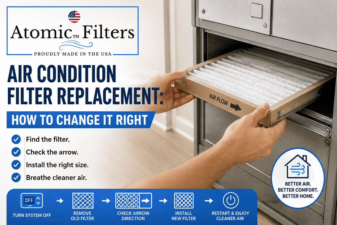 Air Condition Filter Replacement: How to Change It Right - Atomic Filters