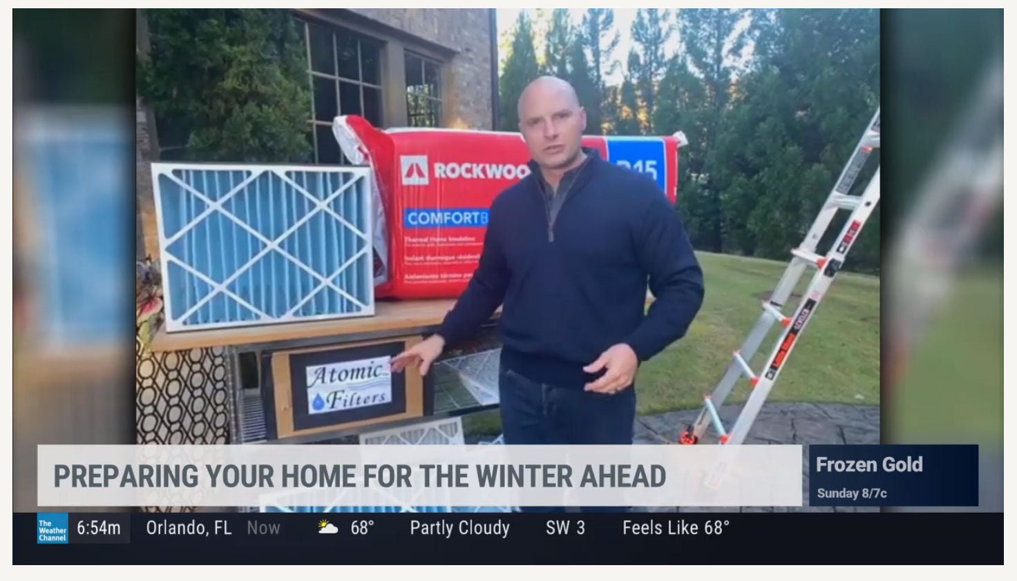 Atomic Filters Featured On The Weather Channel "Winterizing Your Home" by HGTV's Chip Wade - Atomic Filters