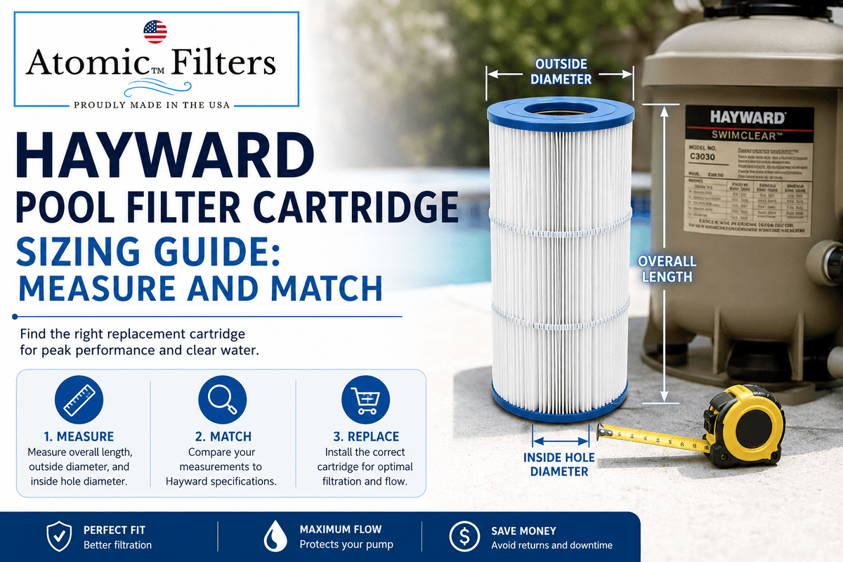 Hayward Pool Filter Cartridge Sizing Guide: Measure and Match – Atomic ...