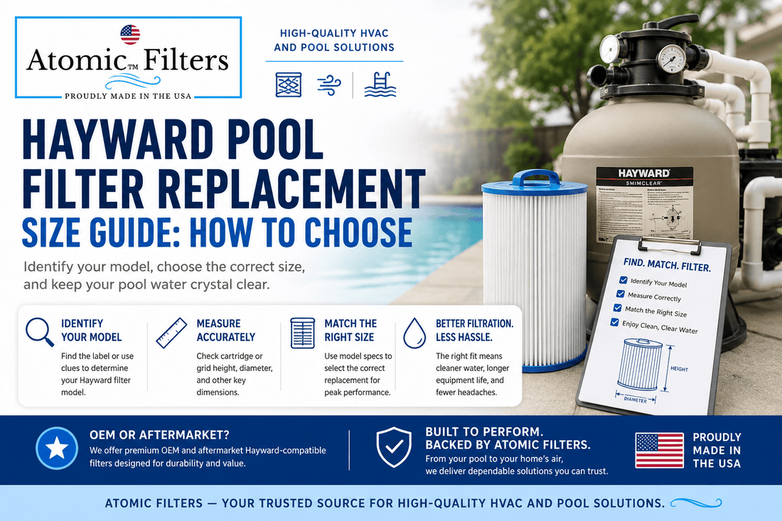 Hayward Pool Filter Replacement Size Guide: How to Choose - Atomic Filters