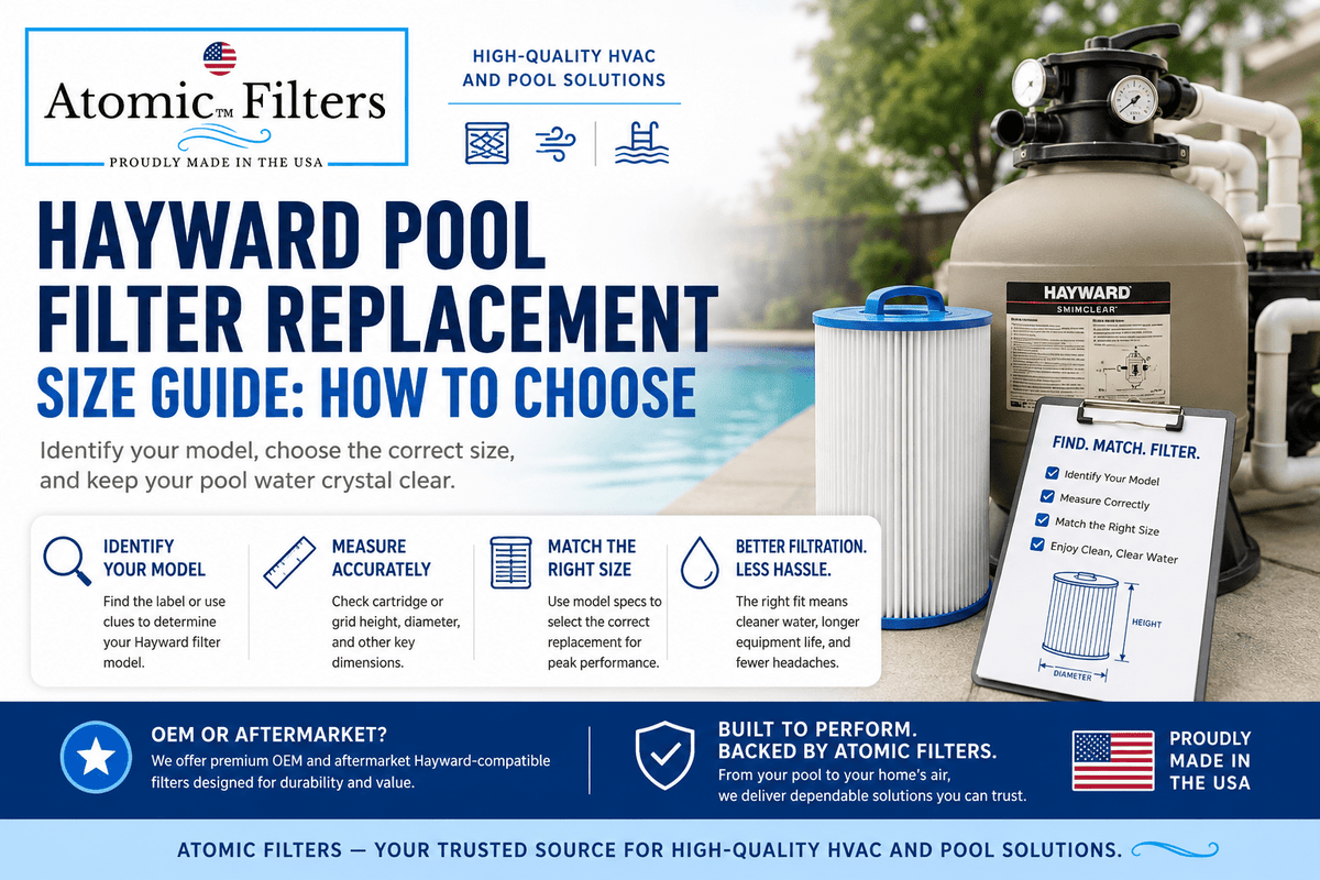 Hayward Pool Filter Replacement Size Guide: How to Choose – Atomic Filters