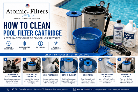 How to Clean Pool Filter Cartridge Guide - Atomic Filters