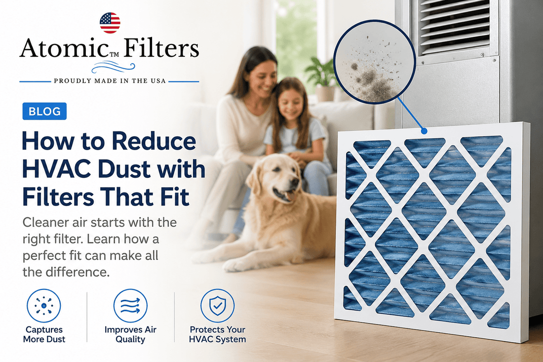 How to Reduce HVAC Dust With Filters That Fit - Atomic Filters