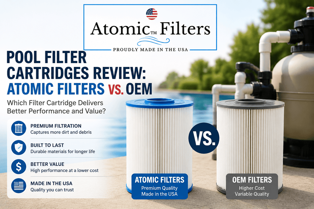 Pool Filter Cartridges Review: Atomic Filters vs. OEM - Atomic Filters