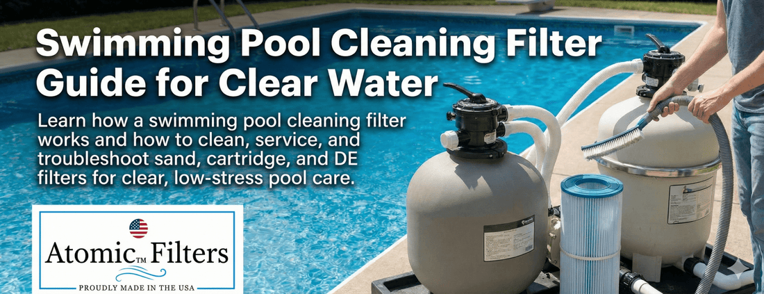 Swimming Pool Cleaning Filter Guide for Clear Water - Atomic Filters