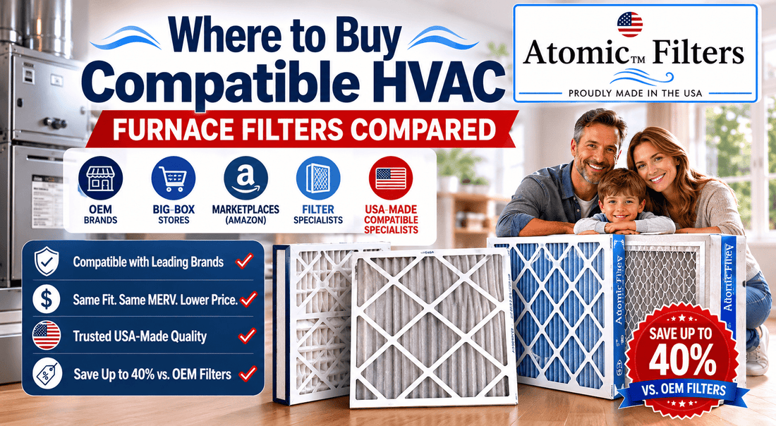 Where to buy compatible hvac furnace filters compared - Atomic Filters
