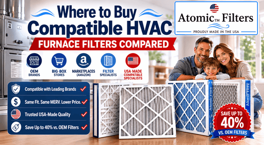 Where to buy compatible hvac furnace filters compared - Atomic Filters
