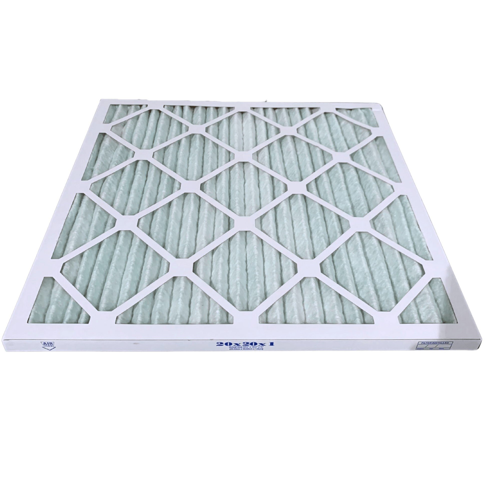 20x20x1 MERV 13 Allergy Air Filters - Premium USA Made Pleated AC Furnace Filters (6 - Pack)
