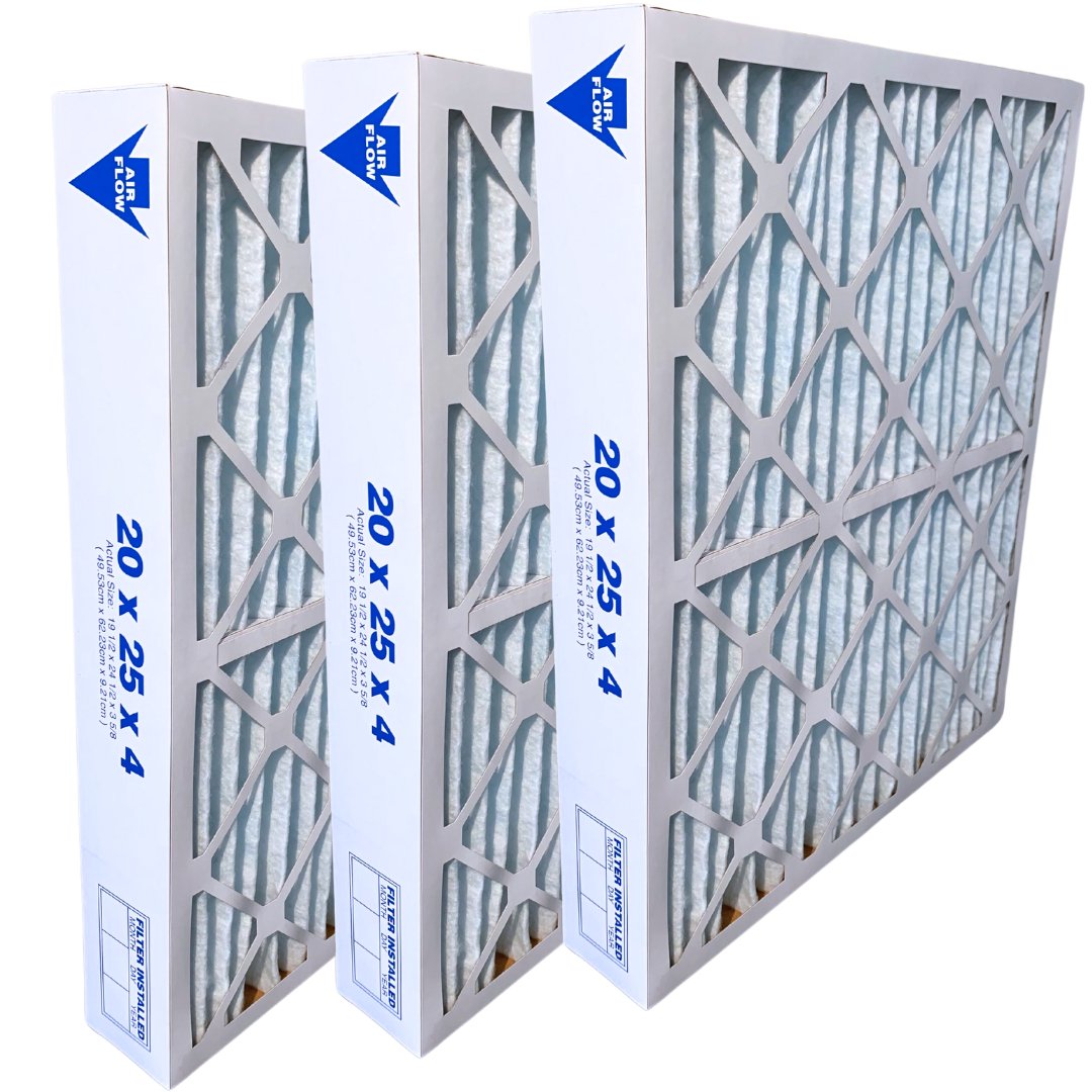 20x25x4 MERV 11 Furnace Filter compatible for TopTech TT - FM - 2025 TTFM2025, TT - FM - 2025QB for use in Carrier TechPure TT - MAC - 2522 TT - MAC - 2025 - 3 Pack