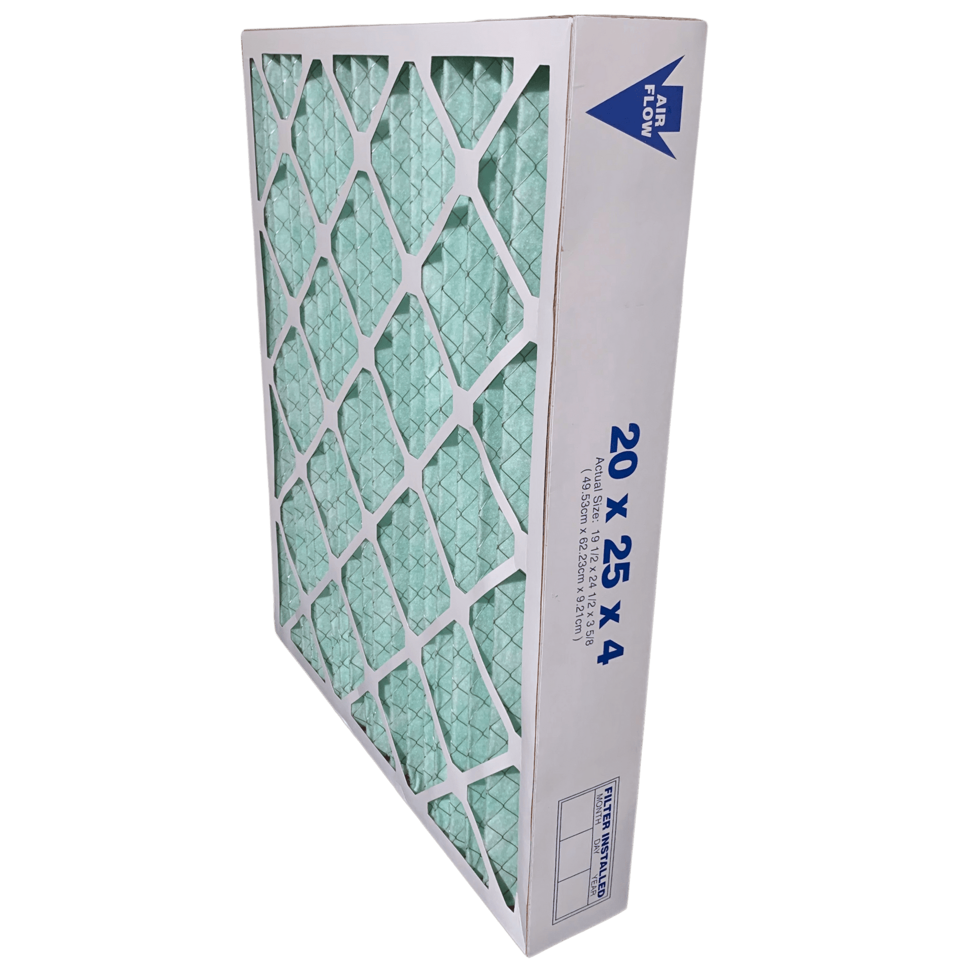 20x25x4 Merv 13 Pleated AC Furnace Filter - Case of 3