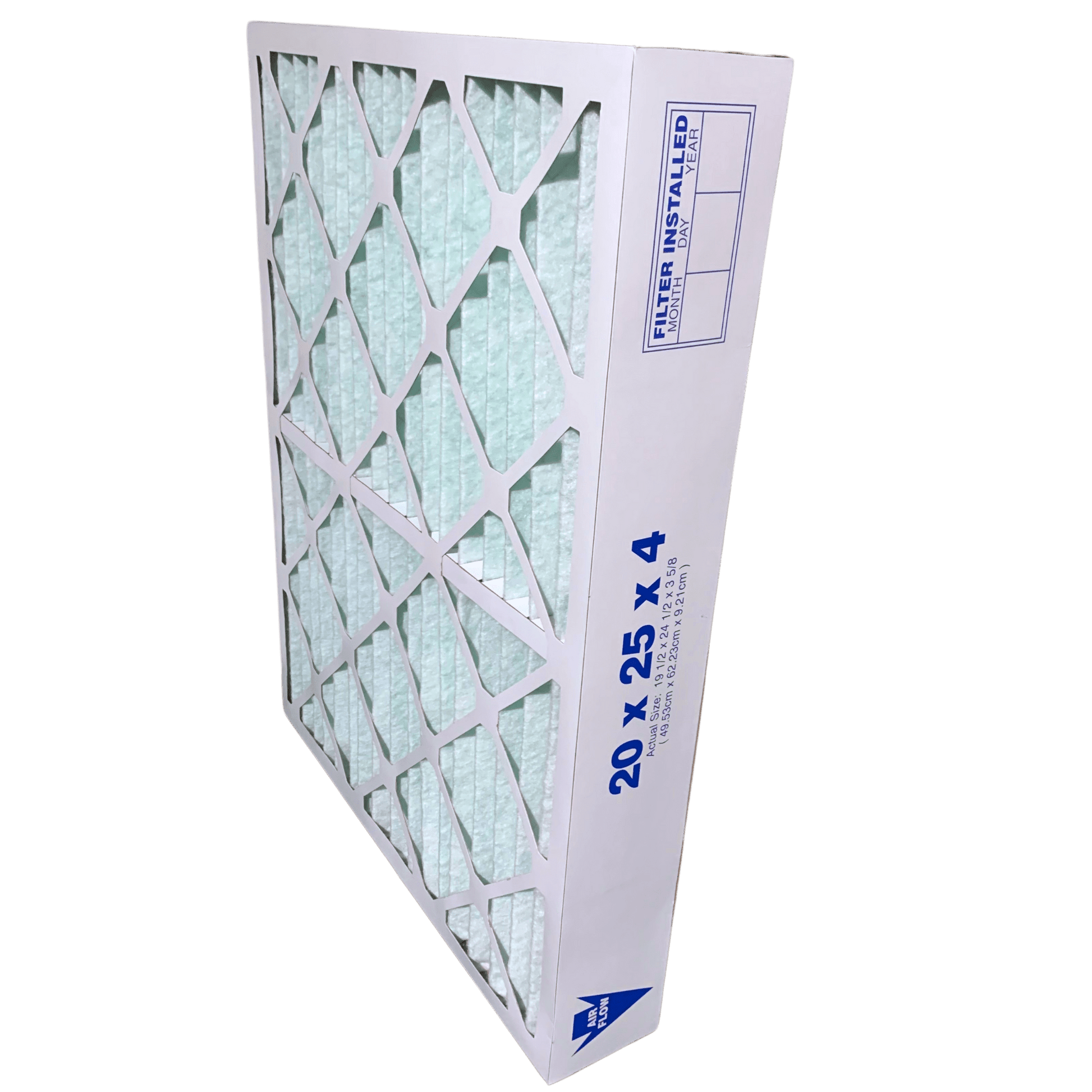 20x25x4 Merv 13 Pleated AC Furnace Filter - Case of 3