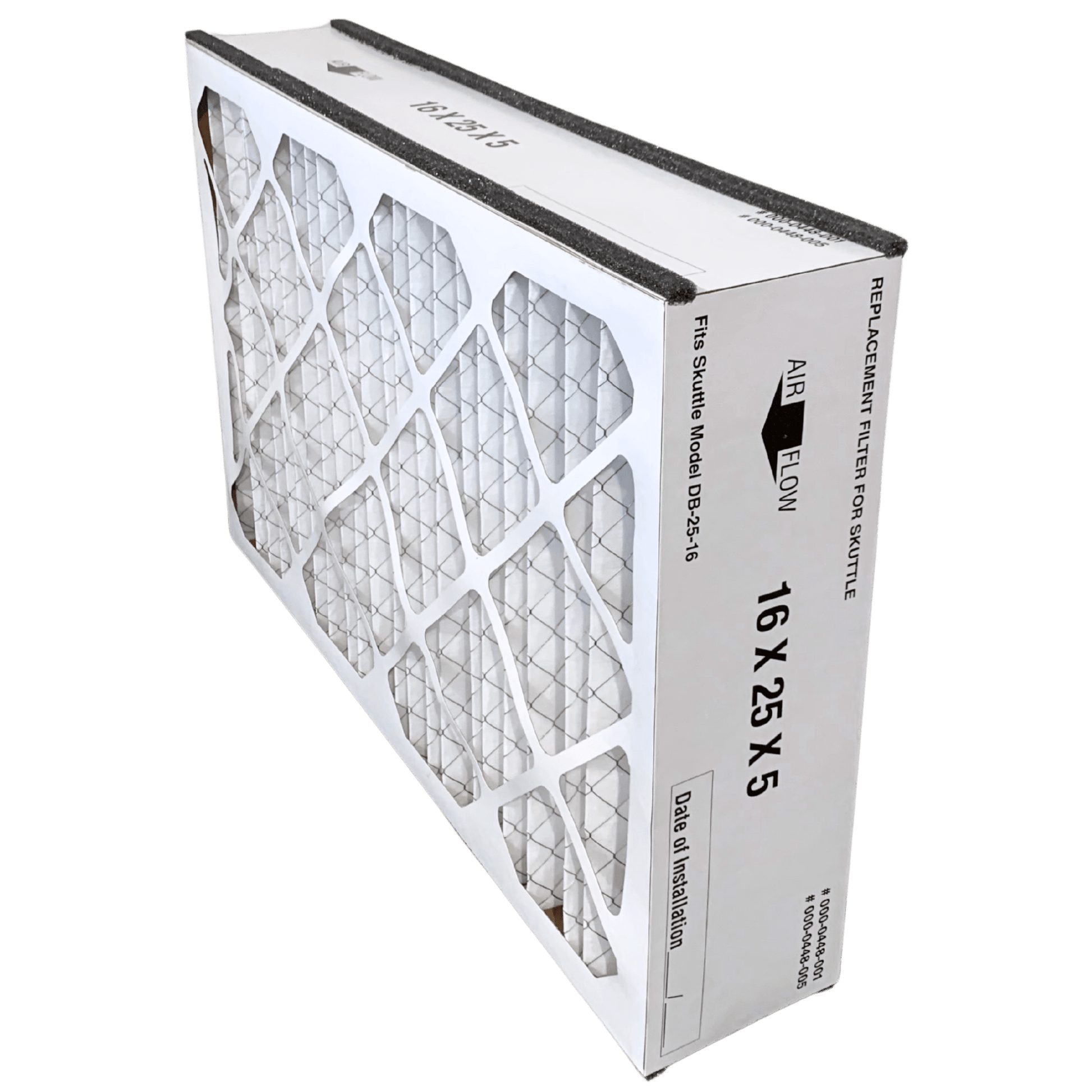 Atomic Compatible for Skuttle 000 - 0448 - 001 25X16X5 MERV 8 DB - 25 - 16 448 - 1 Furnace Filter - 2 Pack