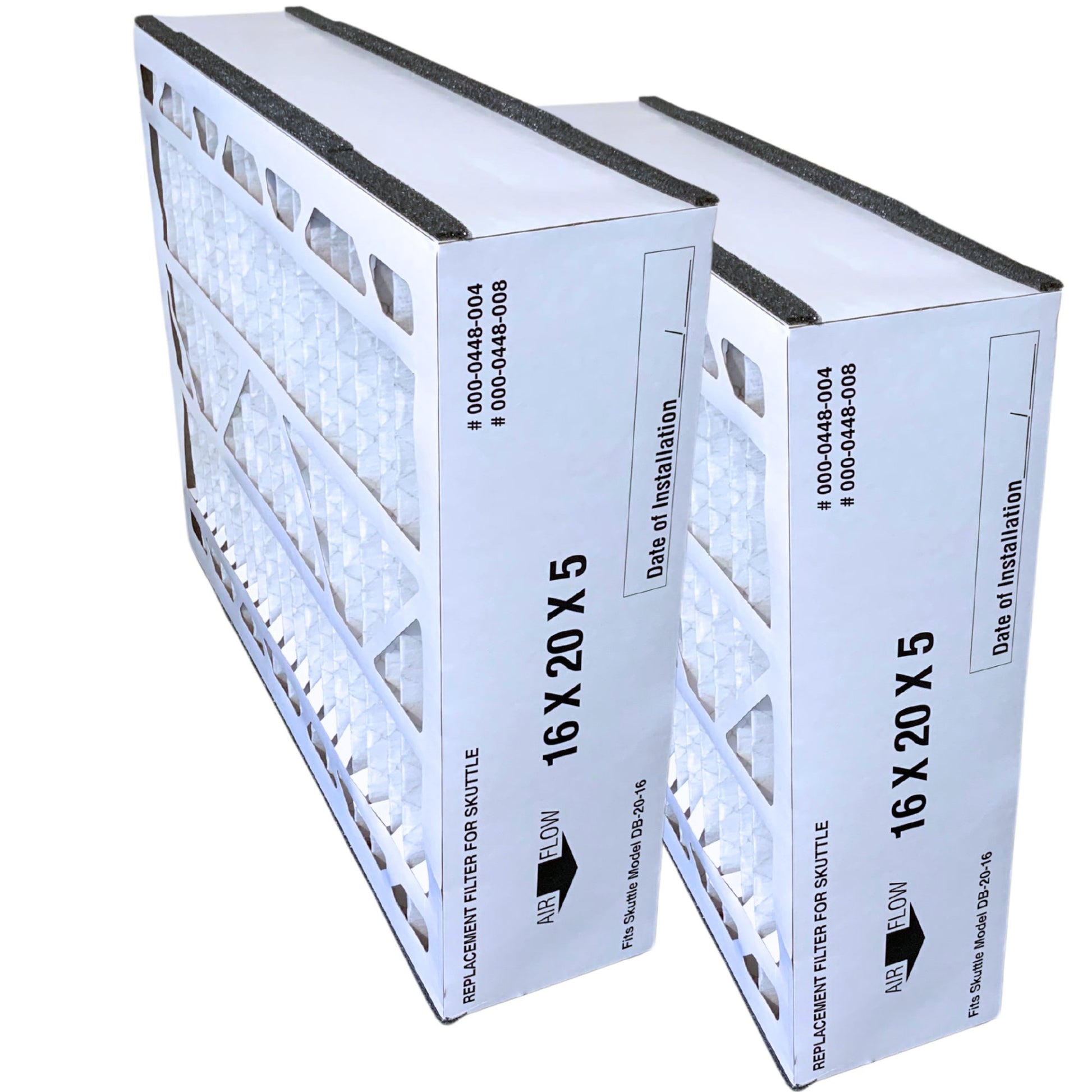 Atomic Compatible for Skuttle 000 - 0448 - 004 20X16X5 MERV 8 Furnace Filter (2 Pack)