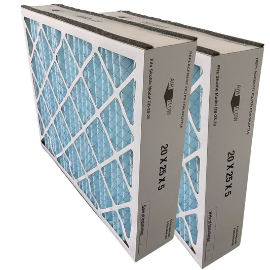 Atomic Compatible for Skuttle 000 - 0448 - 006 MERV 11 25x20x5 Furnace Filters - 2 Pack