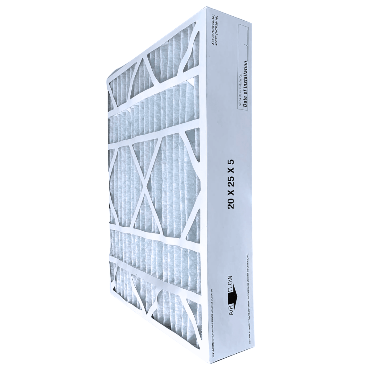 Atomic X6673 MERV 11 Lennox Compatible Air Cleaner Filter Media for HCC20-28 - 20x25x5, 2-Pack