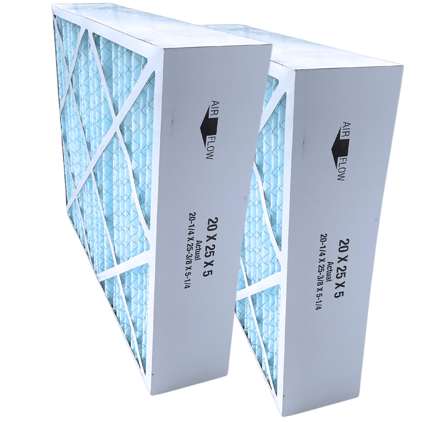 M8 - 1056 20x25x5 (Actual Size: 20 - 1/4 x 25 - 3/8 x 5 - 1/4) MERV 11 Replacement Furnace Filter (Pack of 2)