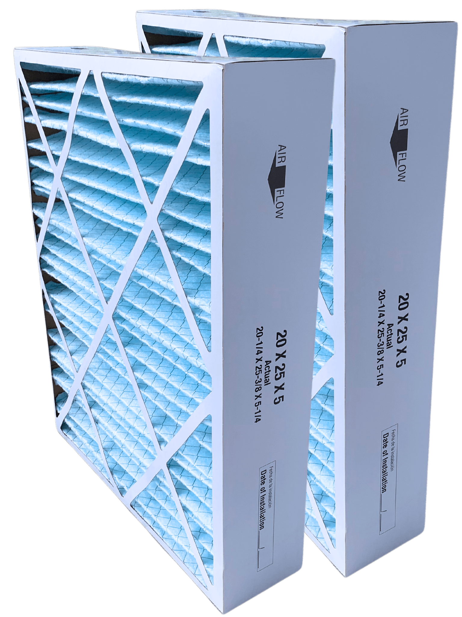 M8 - 1056 20x25x5 (Actual Size: 20 - 1/4 x 25 - 3/8 x 5 - 1/4) MERV 11 Replacement Furnace Filter (Pack of 2)