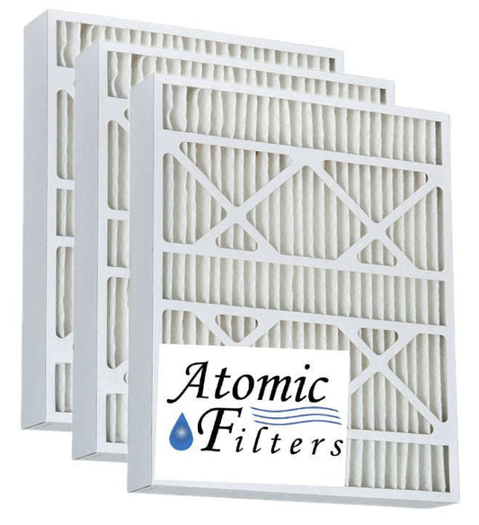 13.75x24.625x3.5 Merv 8 Pleated AC Furnace Filter - Case of 3