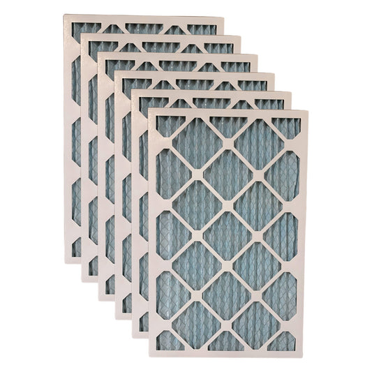 16x20x1 Merv 11 Pleated AC Furnace Filter - Case of 6