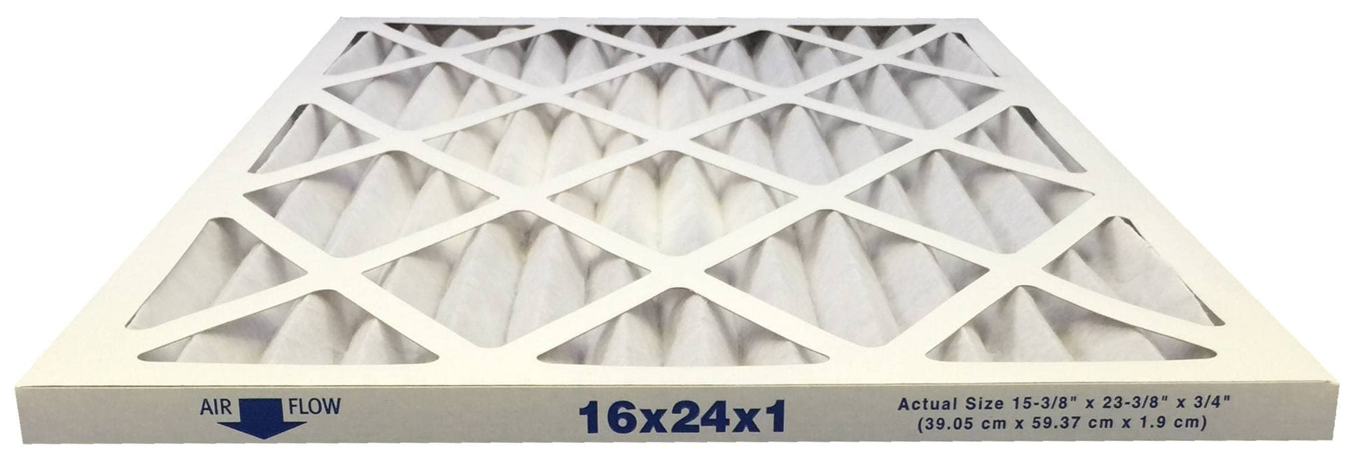 16x24x1 Merv 8 Pleated Air Filter - Case of 6
