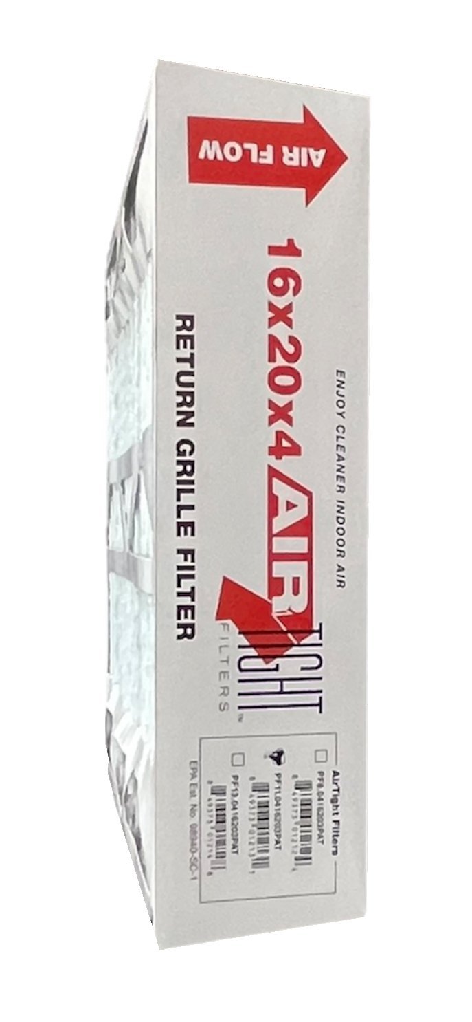 AirTight 16x20x4 MERV 11 Compatible Honeywell Return Grille Filter FC40R1052 Air Filter - 3 pack
