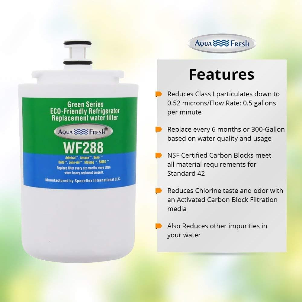 Aqua Fresh WF288 Replacement Water Filter For Maytag UKF7003, Whirlpool EDR7D1, Icepure RWF1600A Water Filter