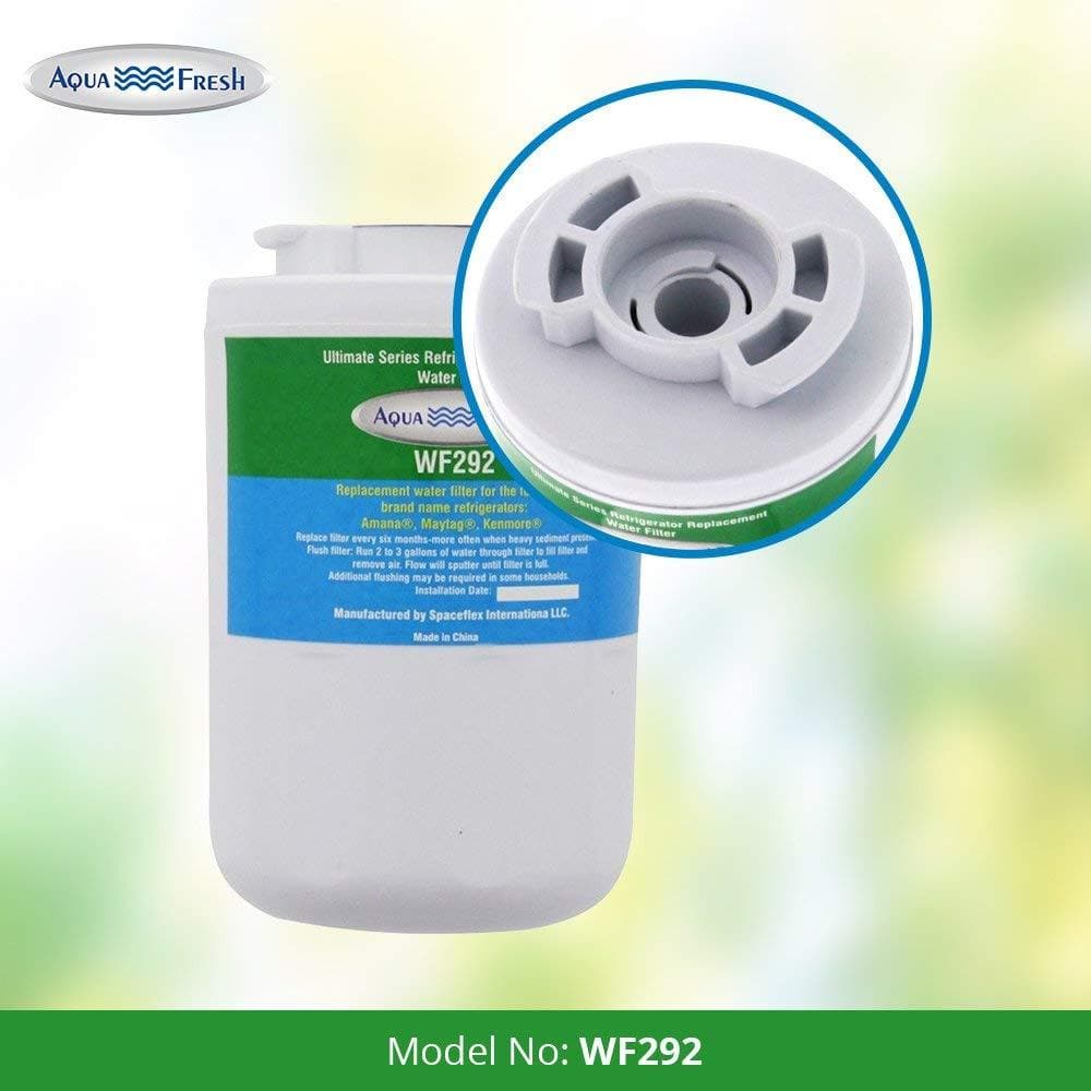 Aqua Fresh WF292 Replacement Water Filter For Amana 12527304, EcoAqua EFF-6021A, Water Sentinel WSA-1 Water Filter
