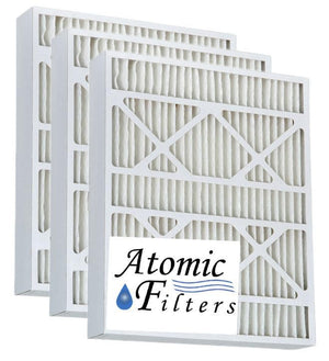 Atomic 15.5x24.5x3.625 MERV 11 Pleated AC Furnace Filter - Case of 3