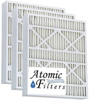 Atomic 16x25x4 MERV 13 Allergy Elite Pleated AC Furnace Filter - 3 Pack