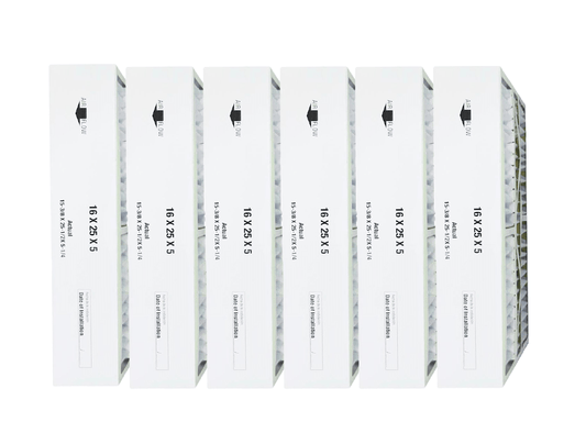 Atomic 259112-105 Trion 16x25x5 MERV 11 Compatible Replacement Furnace Filter - 6 Pack