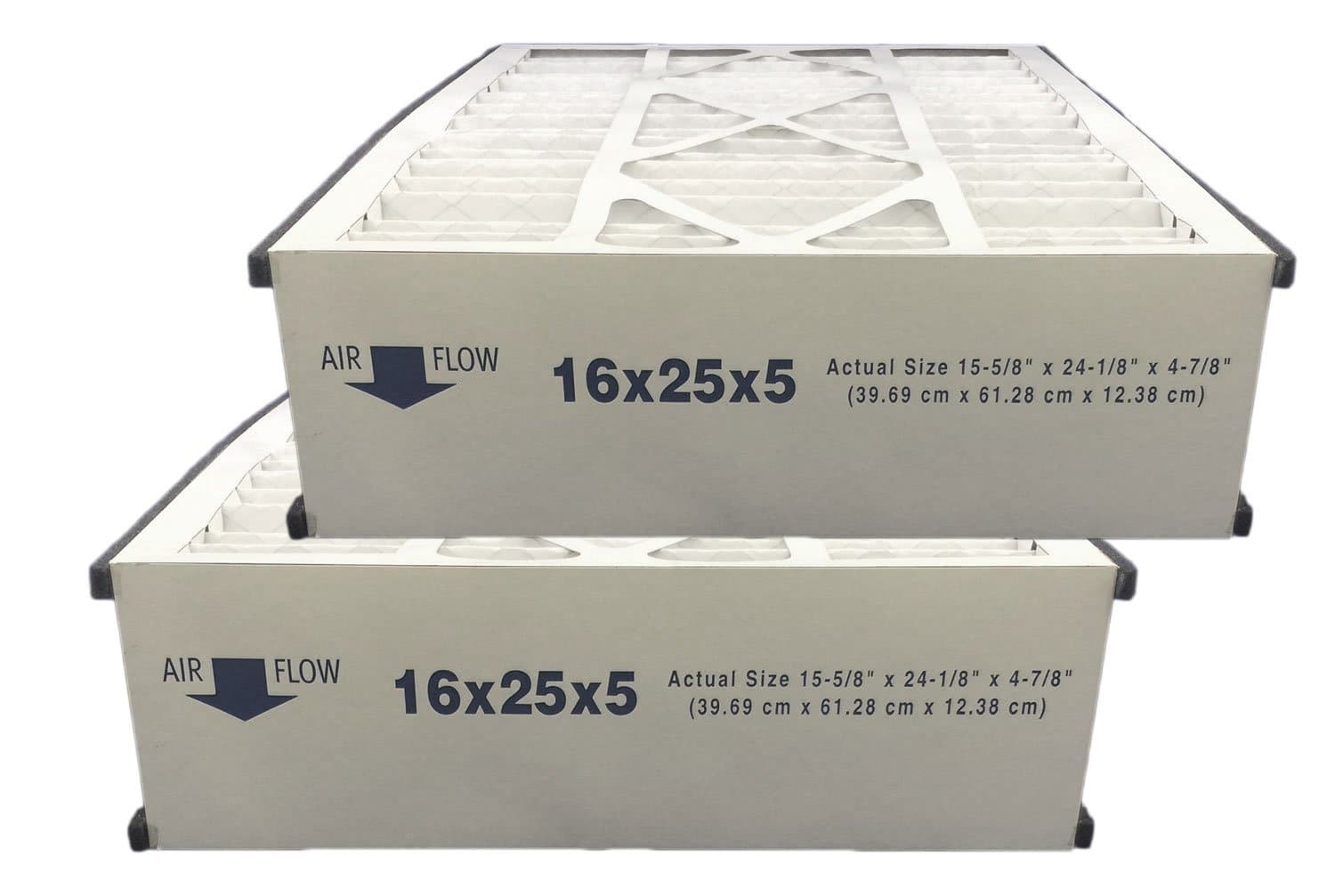 Atomic Compatible 16x25x5 MERV 8 Air Bear 255649-105 Replacement Whole House Filter-2 Pack