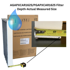 Atomic Compatible for Carrier AGAPXCAR1625 / PGAPXCAR1625 Air Purifier Replacement Cartridge Nominal size: 16x25x3 - Actual size 17.3 x 24.9 x 2.6