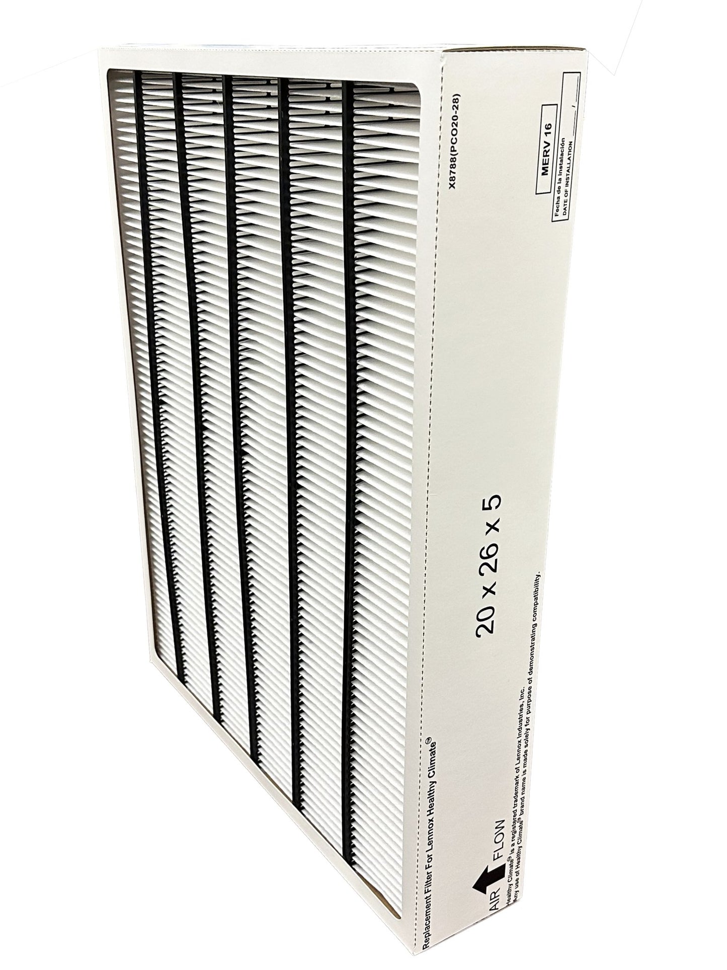 Atomic Compatible for X8788 Lennox Healthy Climate® 20x26x5 MERV 16 Filter Replacement Filter