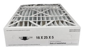Atomic EXPXXFIL0016 16x25x5 Carrier Replacement MERV 11 Air Filter - 2 Pack