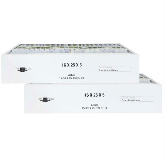 Atomic FILBBCAR0016 16x25x5 MERV 11 Bryant Replacement Furnace Filter - 2 Pack